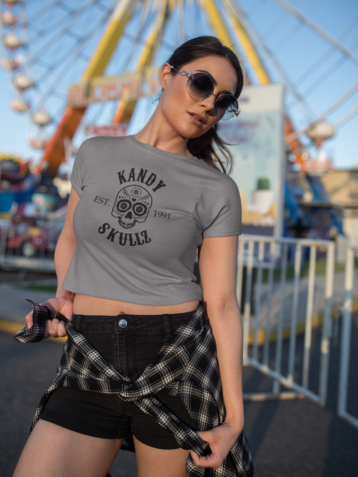 Kandy Skullz Crop Top